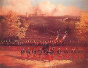 unknow artist The Army of the Potomac Marching up Pennsylvania Avenue,Washington France oil painting reproduction